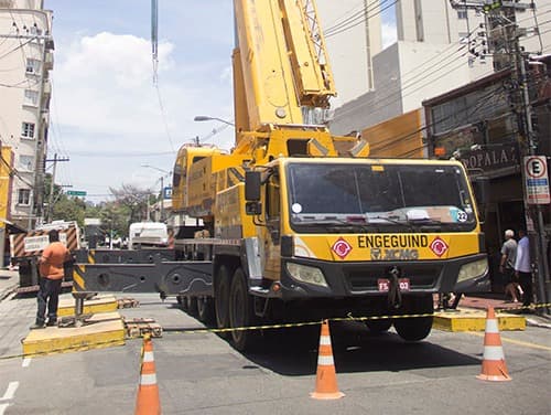 Aluguel de guindaste de 40 Ton