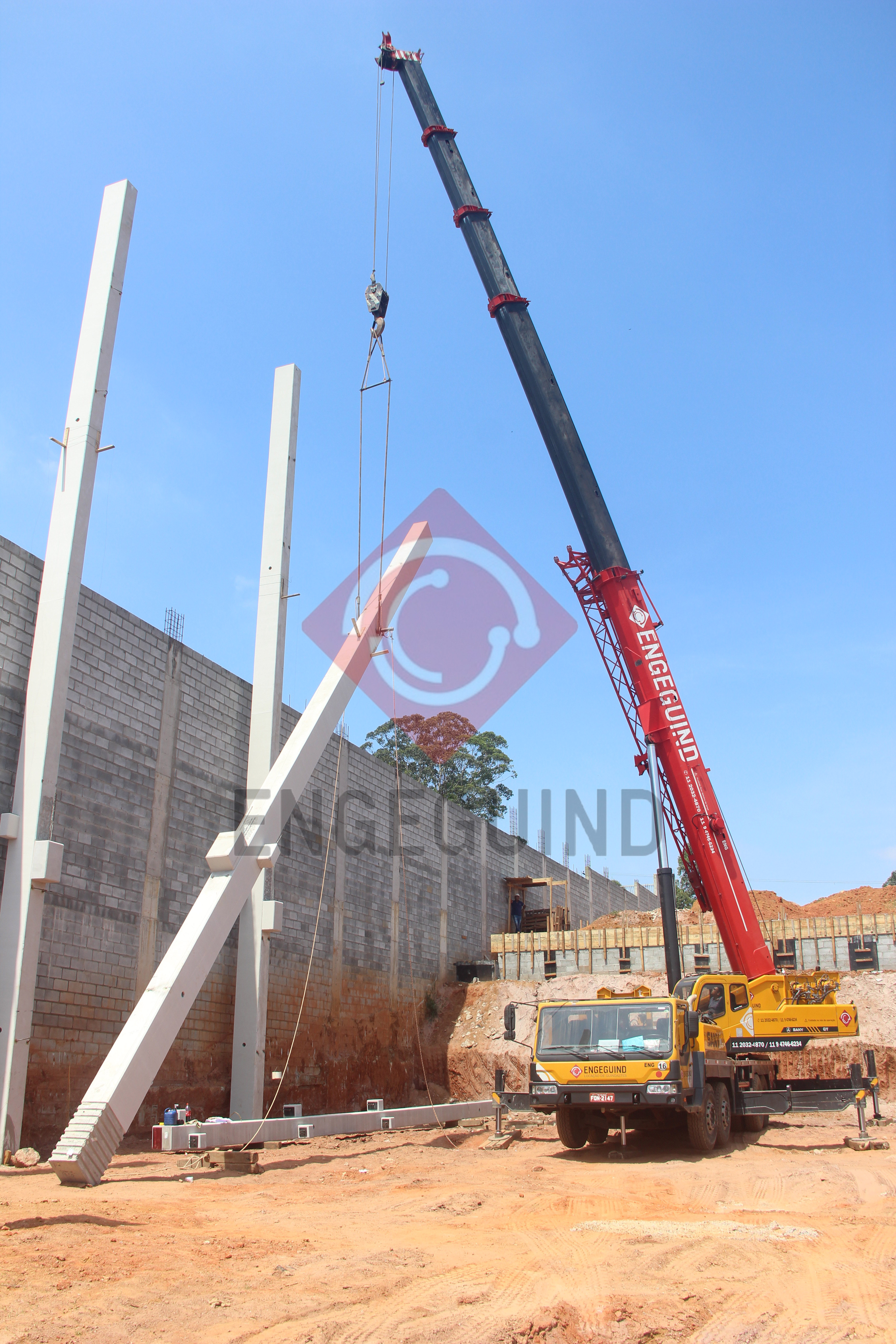 Locação de Guindaste para construção civil São Paulo SP - Aluguel Imagem
