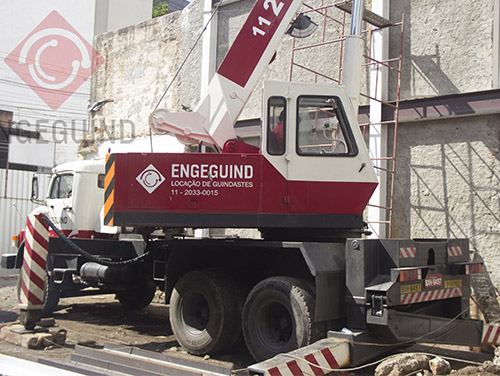 Aluguel de Guindaste de 20 Toneladas