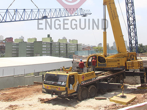 Locação de guindaste para montagem de gruas São Paulo SP – Aluguel